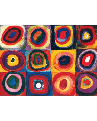 Puzzle Eurographics - Vassily Kandinsky: Color Study of Squares, 100 piese (6100-1323)