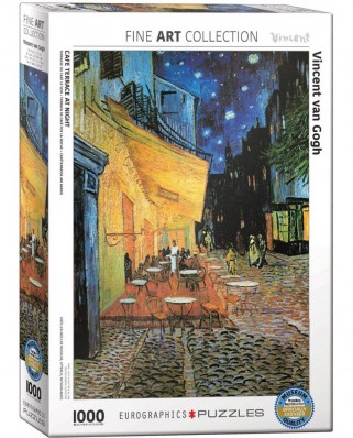 Puzzle Eurographics - Vincent Van Gogh: Cafe Terrace at Night, 1000 piese (8000-2143)