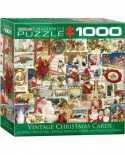 Puzzle Eurographics - Vintage Christmas Cards, 1000 piese (8000-0784)