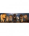 Puzzle panoramic Eurographics - Big Cats, 1000 piese (6010-0297)