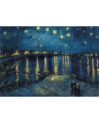 Puzzle Ravensburger - Vincent Van Gogh, Night Over The Rhone, 1000 piese (15614)
