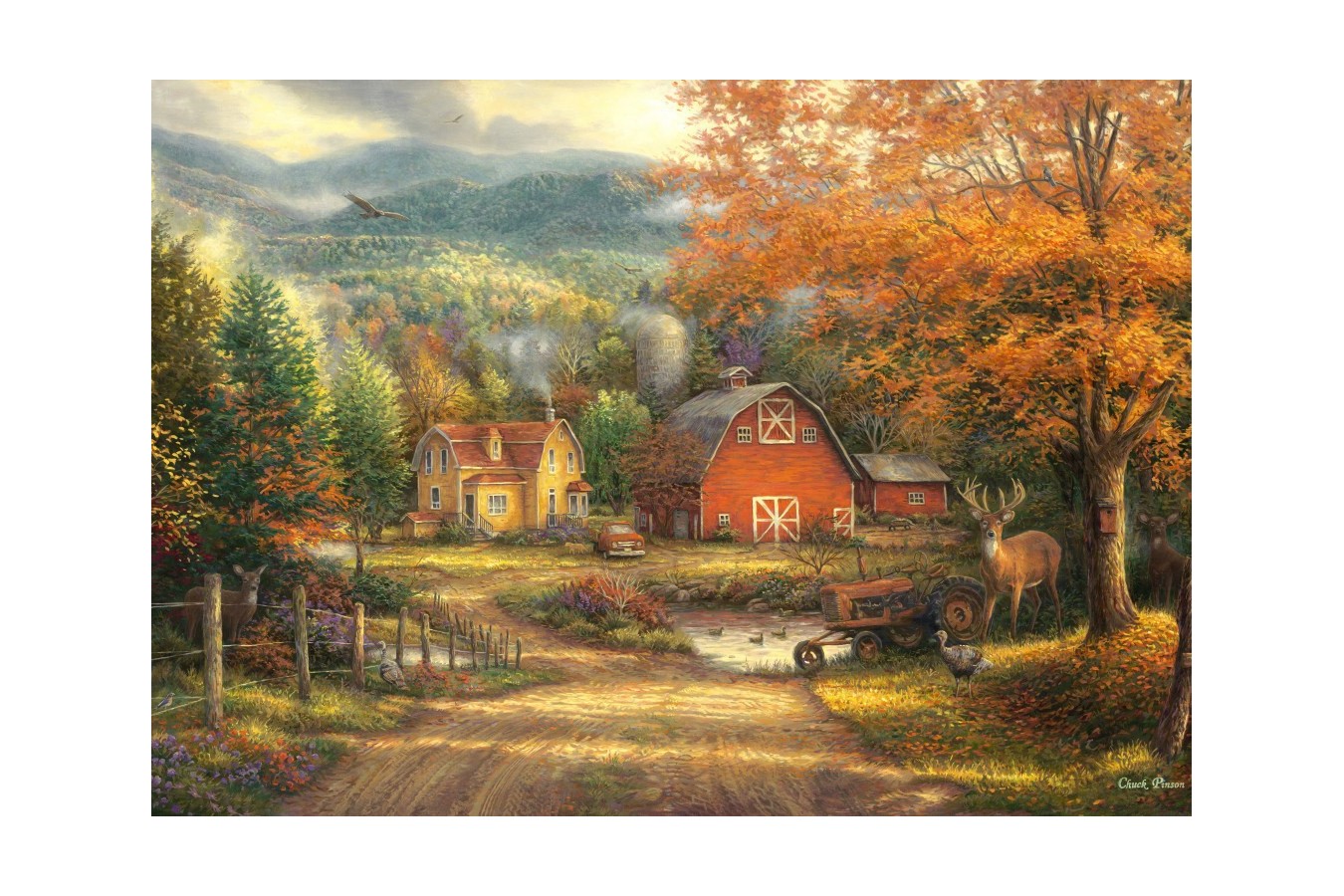 Puzzle Grafika - Chuck Pinson: Country Roads Take Me Home, 2000 piese (63189)