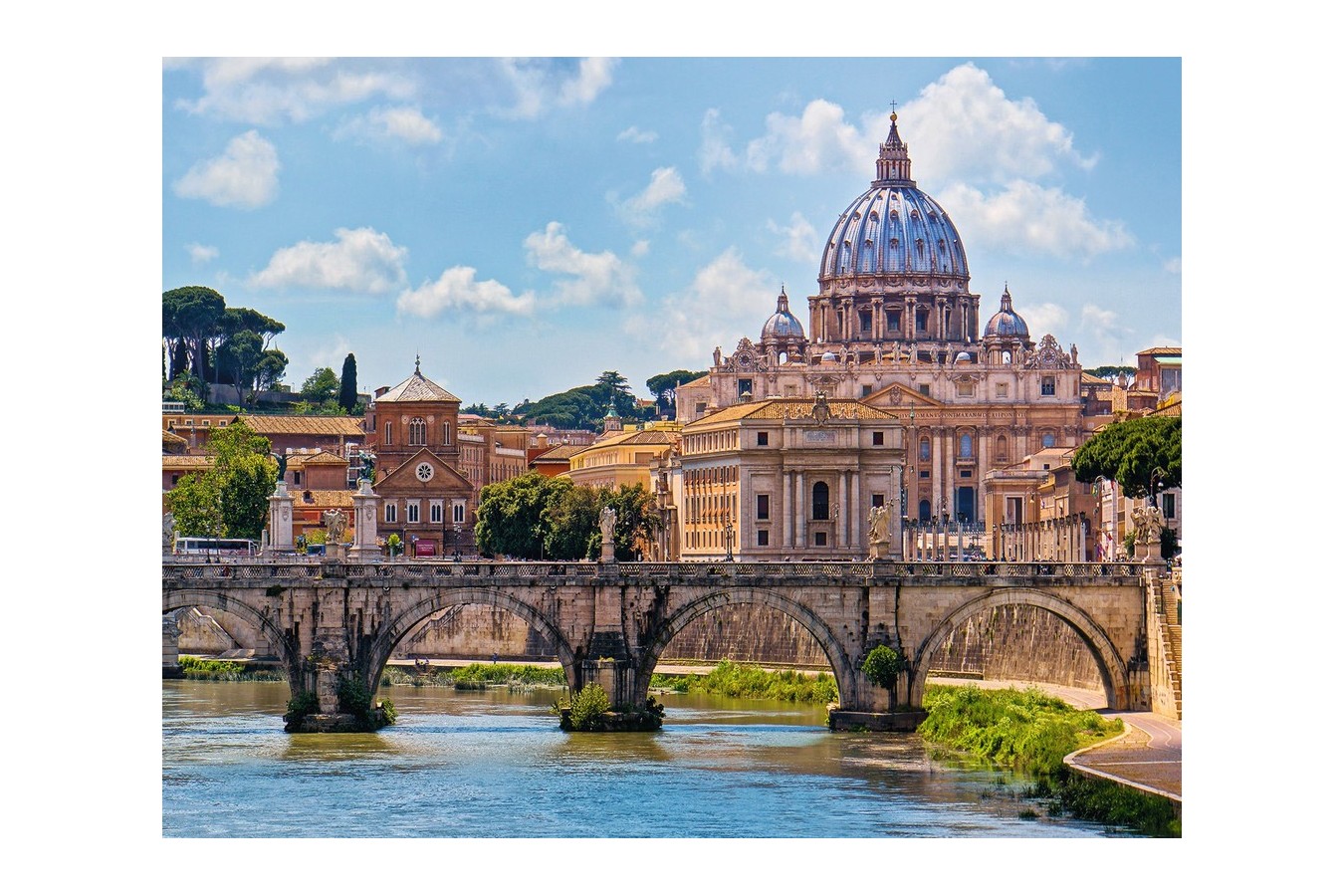 Puzzle Ravensburger - Podul Sant Angelo, 2000 piese (16686)