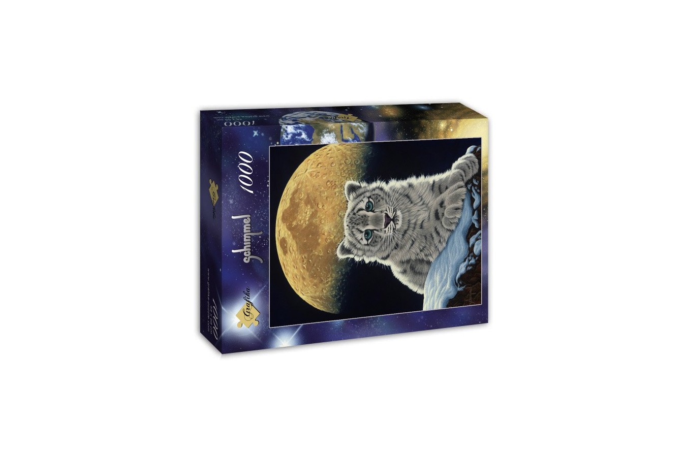 Puzzle Grafika - Schim Schimmel: Moon Leopard, 1000 piese (59788)