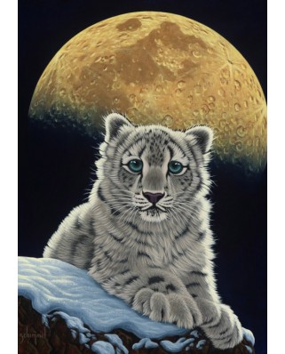 Puzzle Grafika - Schim Schimmel: Moon Leopard, 1500 piese (59787)