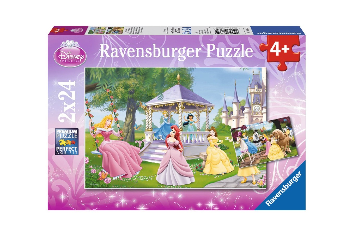 Puzzle Ravensburger - Printesele Incantatoare, 2x24 piese (08865)