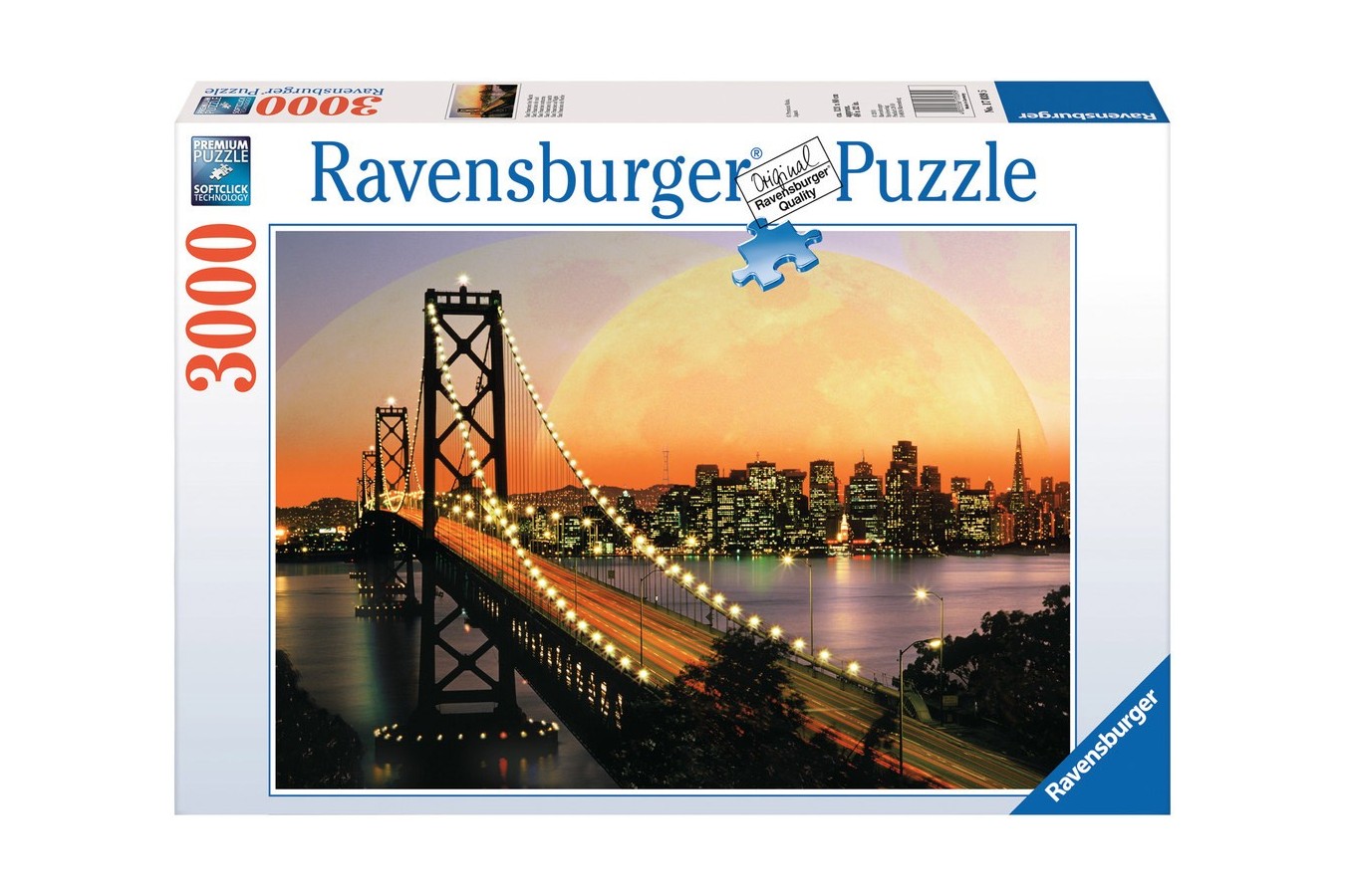Puzzle Ravensburger - San Francisco Noaptea, 3000 piese (17039)