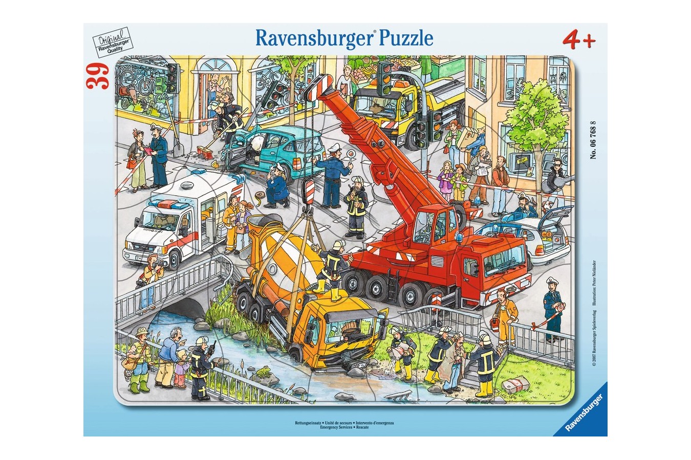 Puzzle Ravensburger - Servicii De Urgenta, 39 piese (06768)