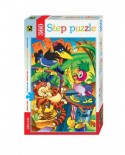 Puzzle Step - Parrot Kesha, 360 piese (63758)