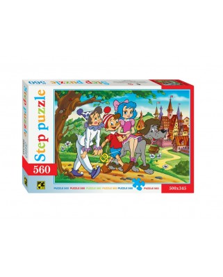 Puzzle Step - Pinocchio, 560 piese (63730)