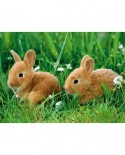 Puzzle Step - Rabbits, 120 piese mini (60626)