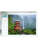 Puzzle Step - Temple Seiganto-ji & Nachi Falls, 560 piese (60273)