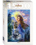 Puzzle Step - The Woman and the Wolves, 1500 piese (60350)