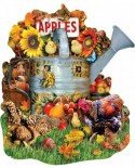 Puzzle contur SunsOut - Lori Schory: Fall Watering Can, 1000 piese (64432)