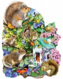 Puzzle contur SunsOut - Lori Schory: Something Squirrelly, 1000 piese (64400)