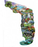 Puzzle contur SunsOut - Mary Thompson: Florida Wildlife, 845 piese (64396)