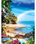 Puzzle SunsOut - Alixandra Mullins: Beach Butterflies, 1000 piese (64139)