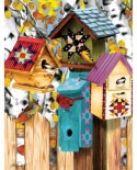 Puzzle SunsOut - Ashley Davis: Fall Birdhouses, 1000 piese (63891)