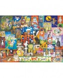 Puzzle SunsOut - Bill Bell: World of Cats, 1000 piese (63925)