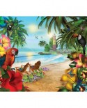 Puzzle SunsOut - Caplyn Dor - Island of Palms, 550 piese (64283)