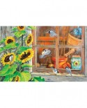 Puzzle SunsOut - Carol Decker: Sunflower Shed, 1000 piese (63933)