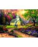 Puzzle SunsOut - Chuck Pinson: Country Church, 1000 piese (63995)