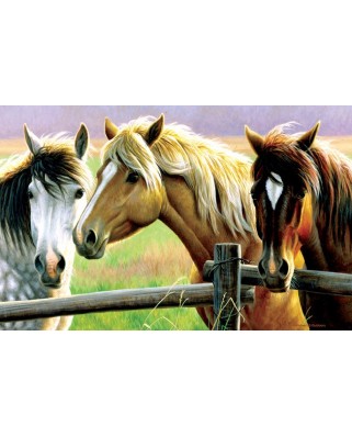 Puzzle SunsOut - Cynthie Fisher: Horse Fence, 1000 piese (64343)