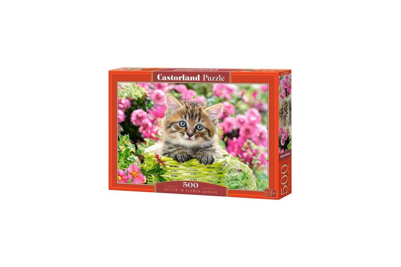 Puzzle Castorland - Kitten In Flower Garden, 500 piese (52974)