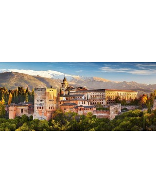 Puzzle panoramic Castorland - View Of The Alhambra, 600 piese (60344)