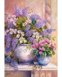 Puzzle Castorland - Lilac Flowers, 1500 piese (151653)