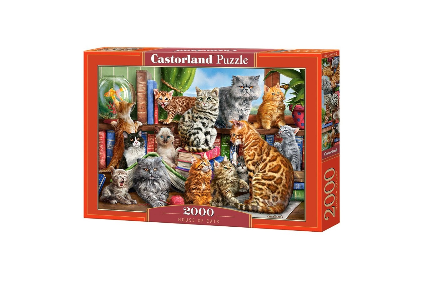 Puzzle Castorland - House Of Cats, 2000 piese (200726)
