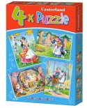 Puzzle Castorland - Snow White And The Seven Dwarfs, 30/40/50/60 piese (4362)