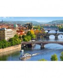 Puzzle Castorland - View of Bridges in Prague, 500 piese (53087)