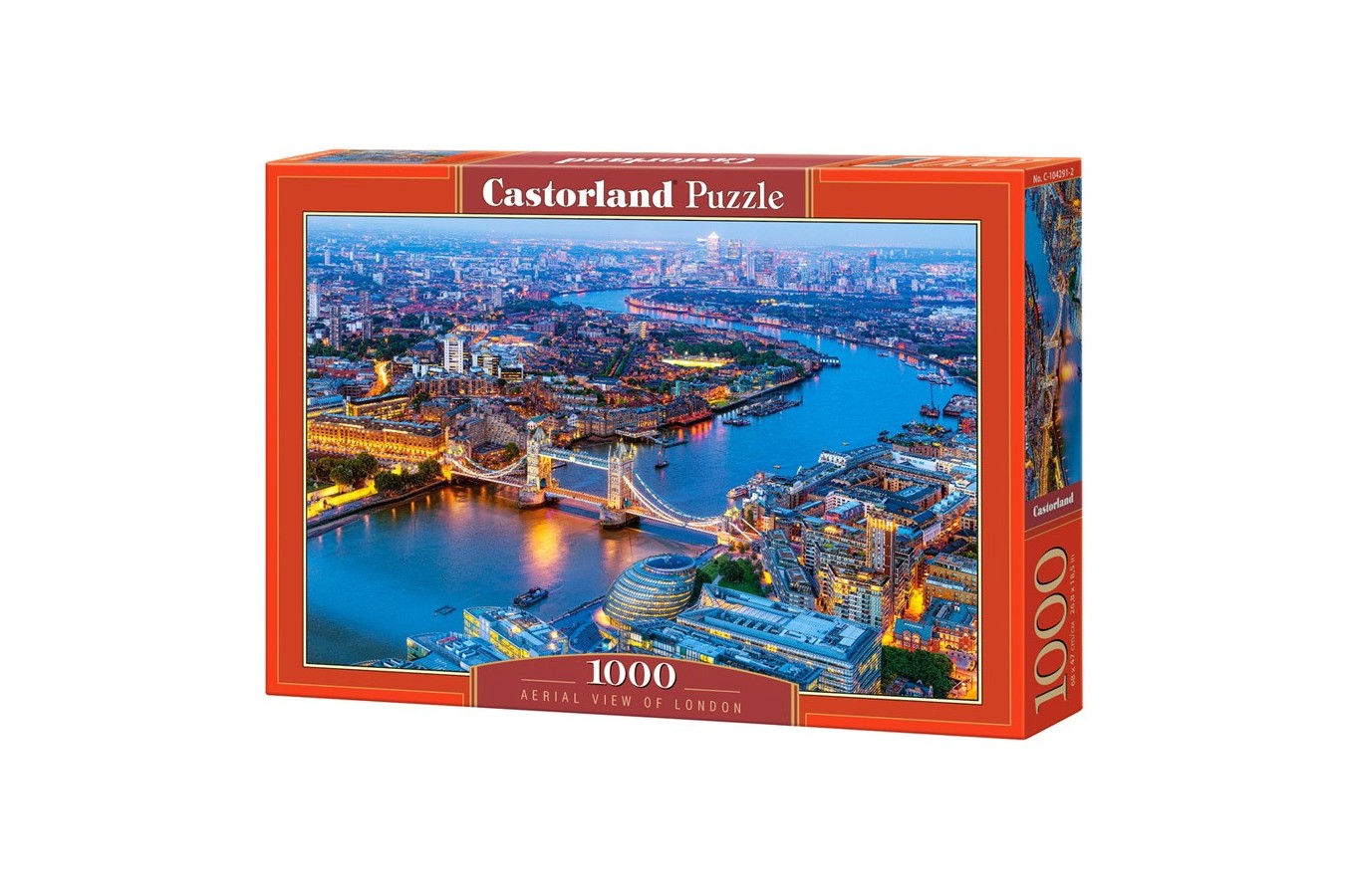 Puzzle Castorland - Aerial View of London, 1000 piese (104291)