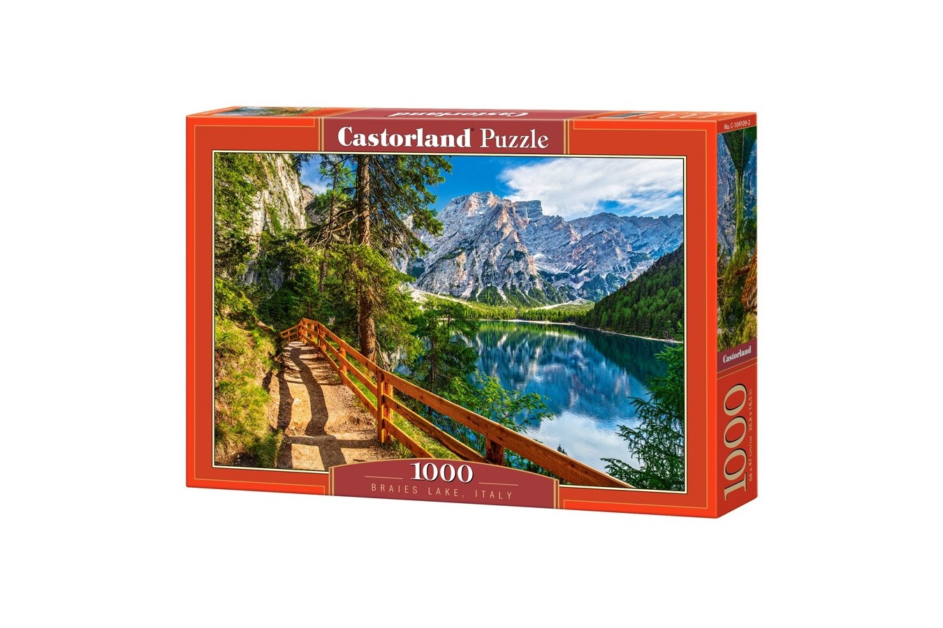 Puzzle Castorland - Braies Lake Italy, 1000 piese (104109)