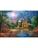 Puzzle Castorland - Cottage in the Moon Garden, 1000 piese (104208)