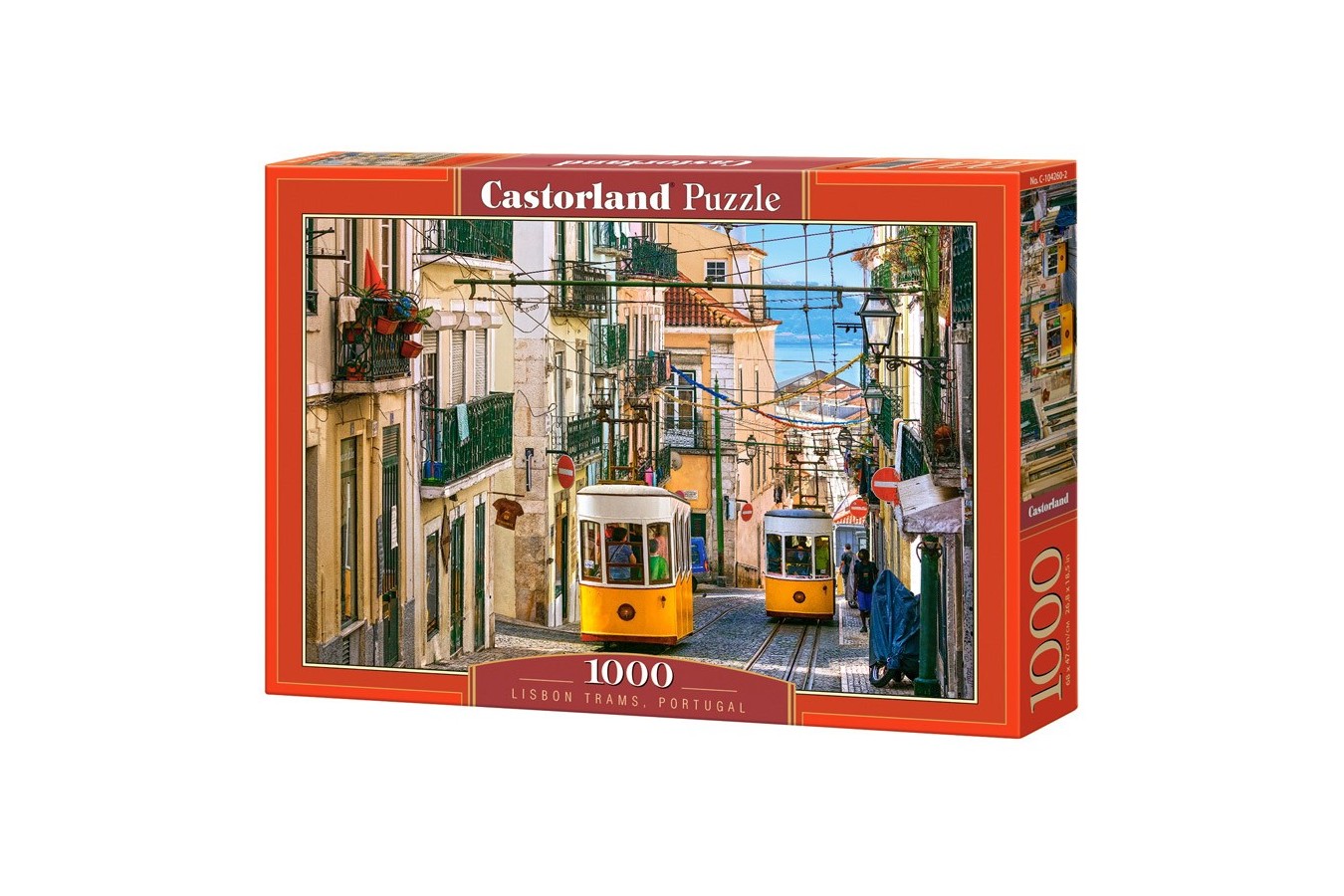 Puzzle Castorland - Lisbon Trams Portugal, 1000 piese (104260)