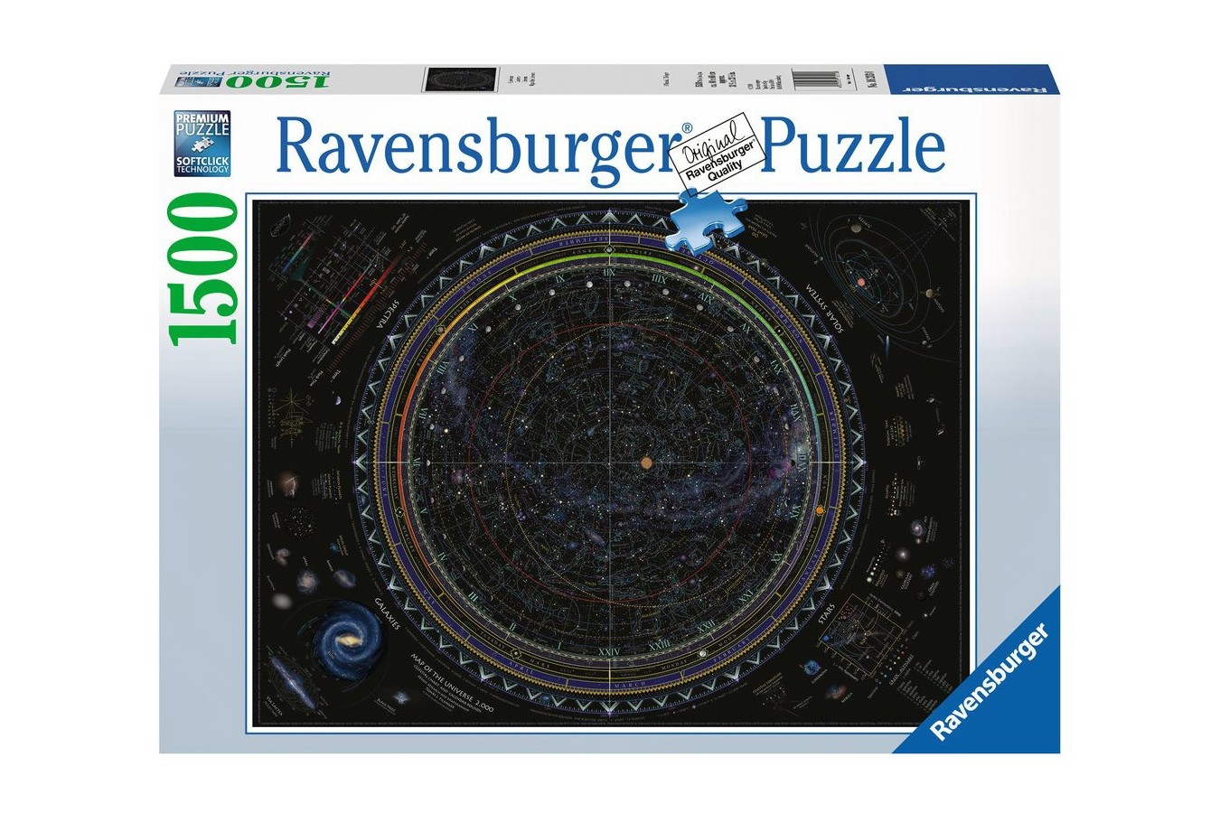 Puzzle Ravensburger - Harta Universului, 1500 piese (16213)