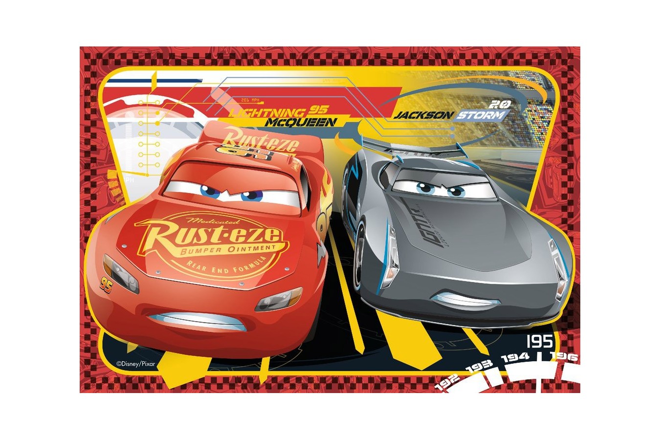 Puzzle Ravensburger - Cars, 2x24 piese (07816)
