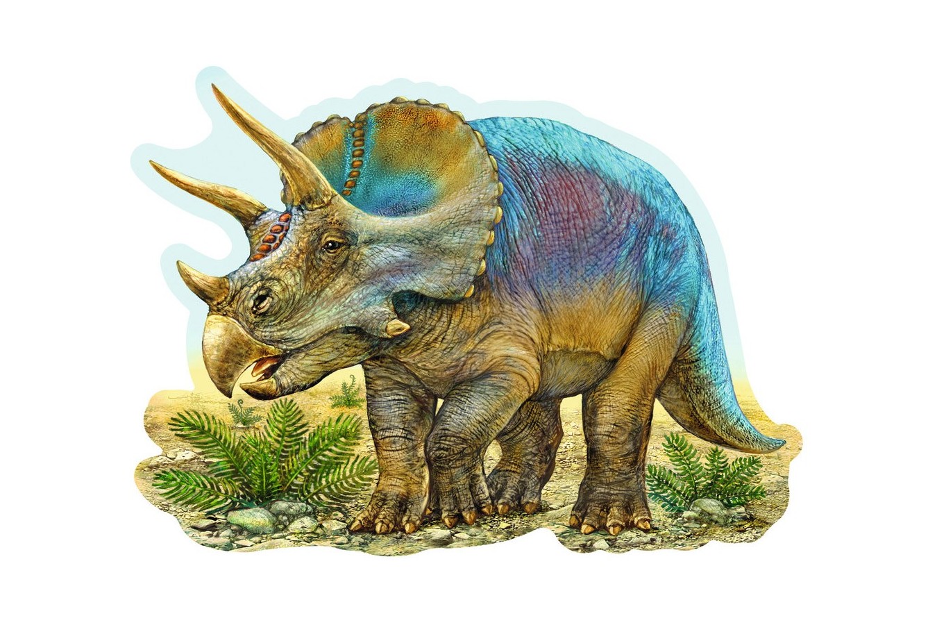 Puzzle glob Ravensburger - Triceratops, 72 piese (05583)