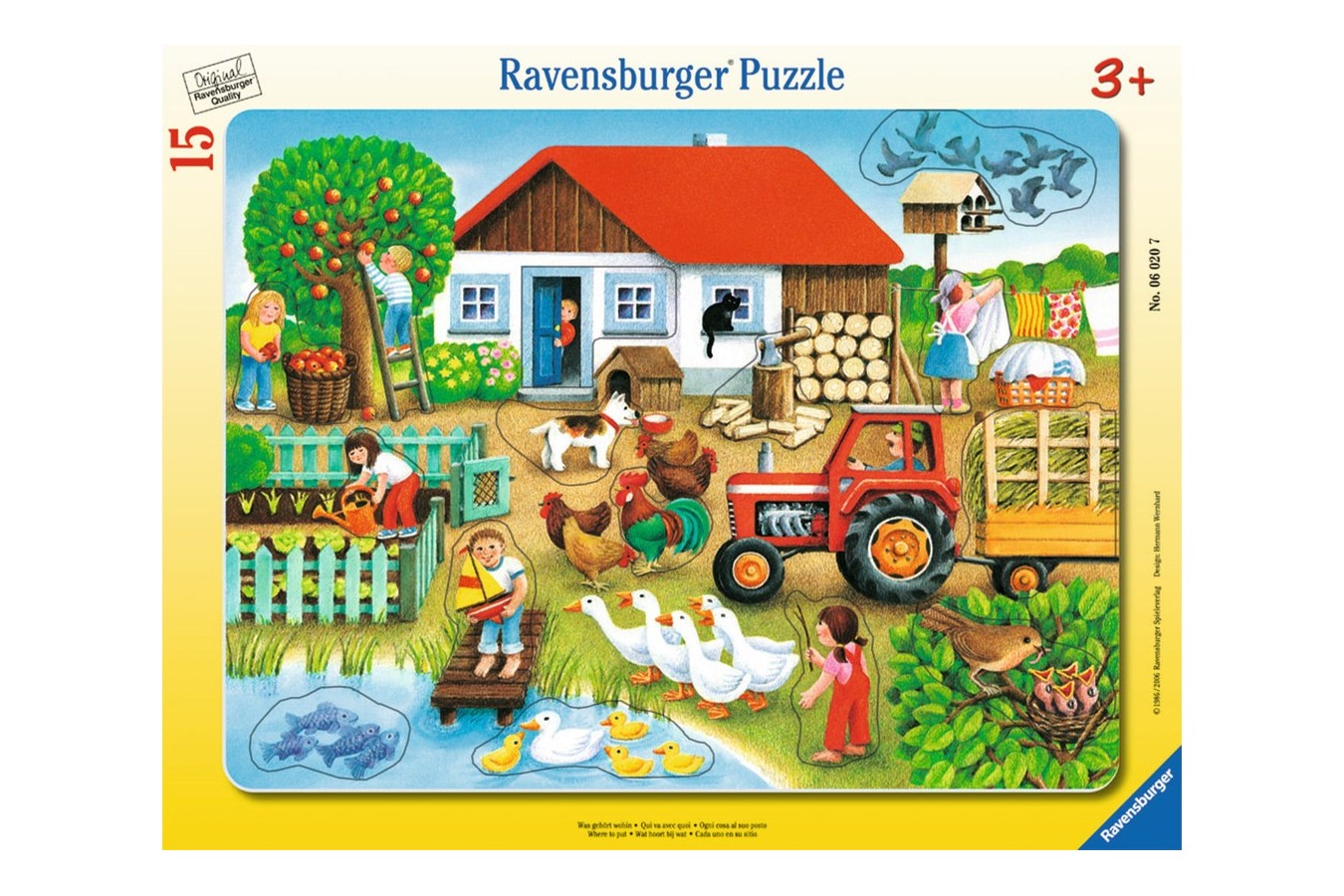 Puzzle Ravensburger - Unde Sa Il Asez, 15 piese (06020)
