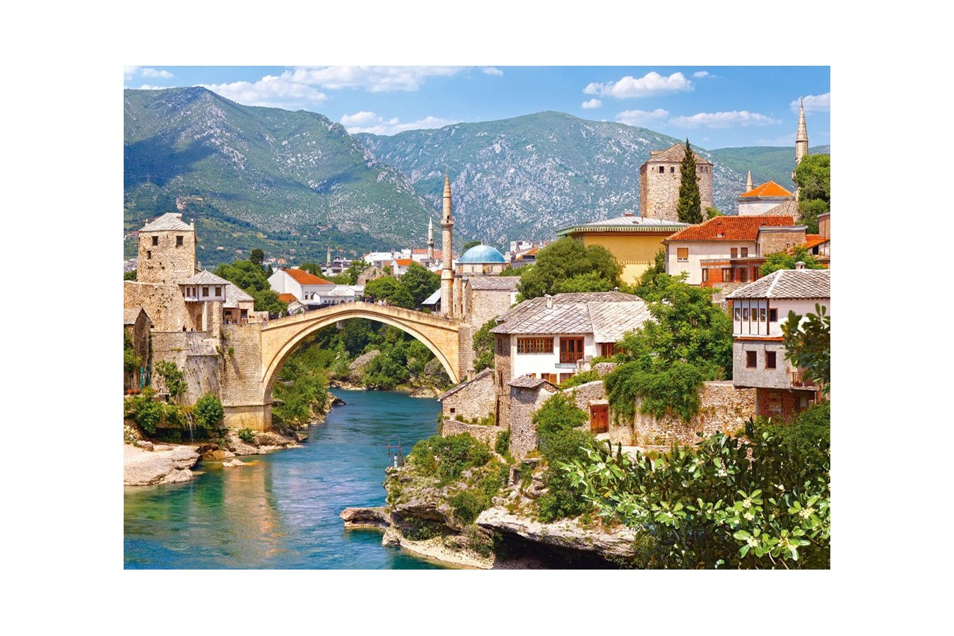 Puzzle Castorland - Mostar, Bosnia and Herzegowina, 1000 piese