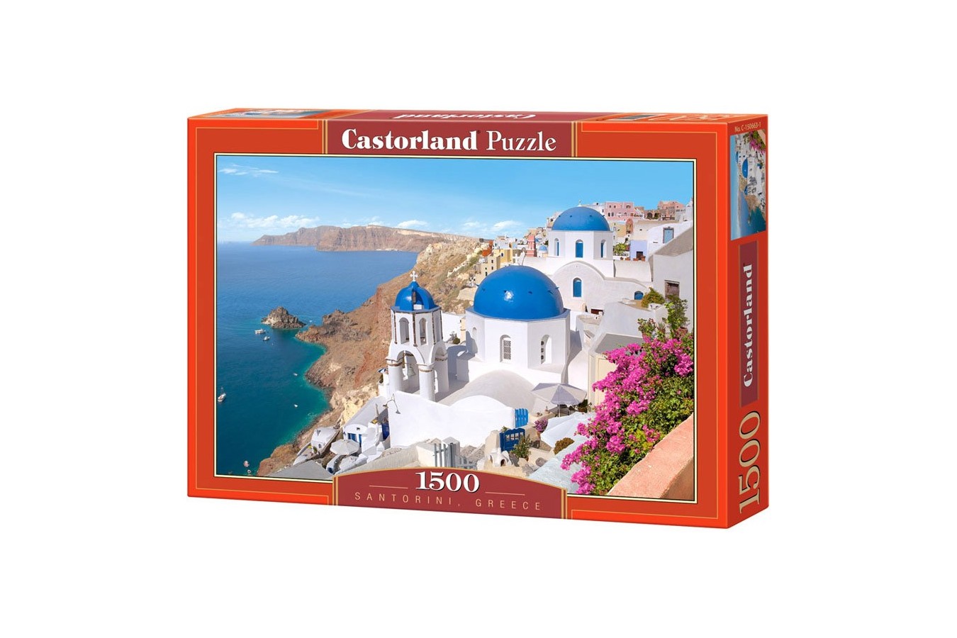 Puzzle Castorland - Santorini Greece, 1500 piese