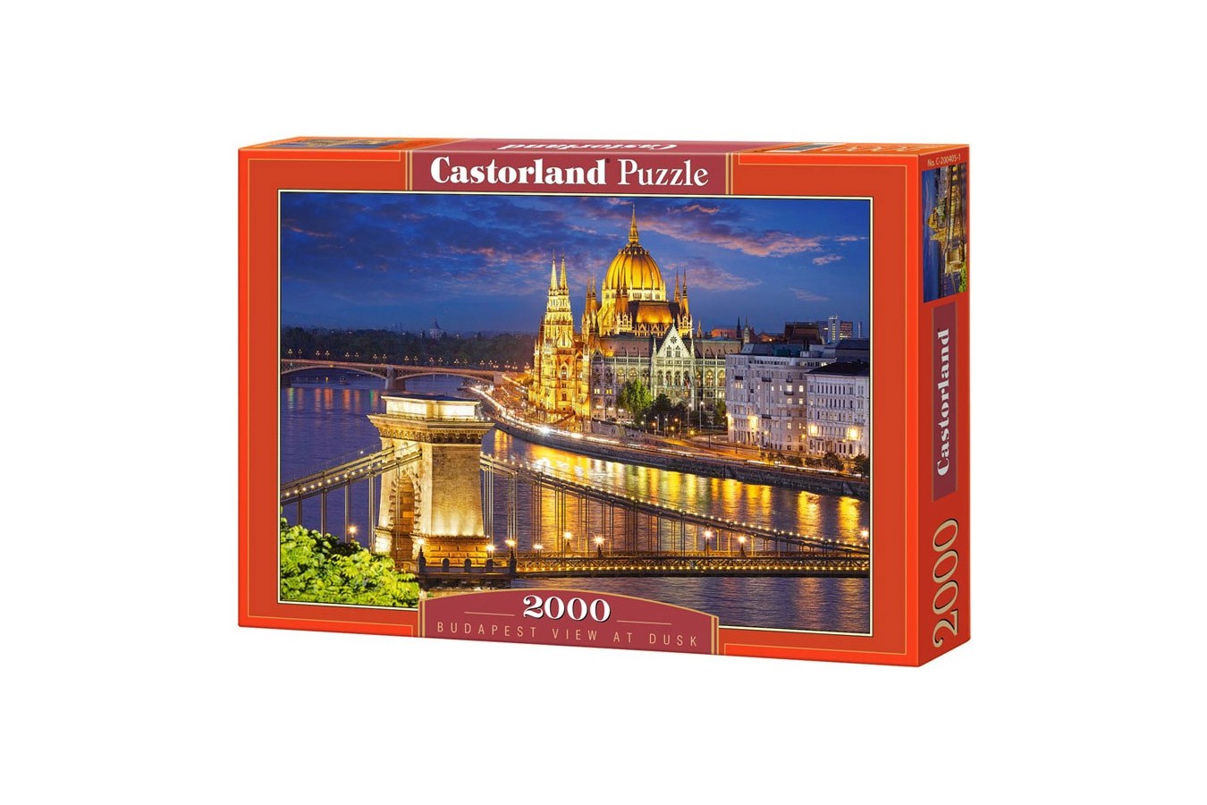 Puzzle Castorland - Budapest View at Dusk, 2000 piese