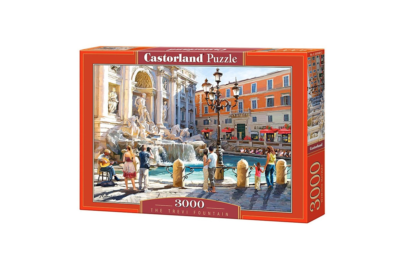 Puzzle Castorland - The Trevi Fountain, 3000 piese