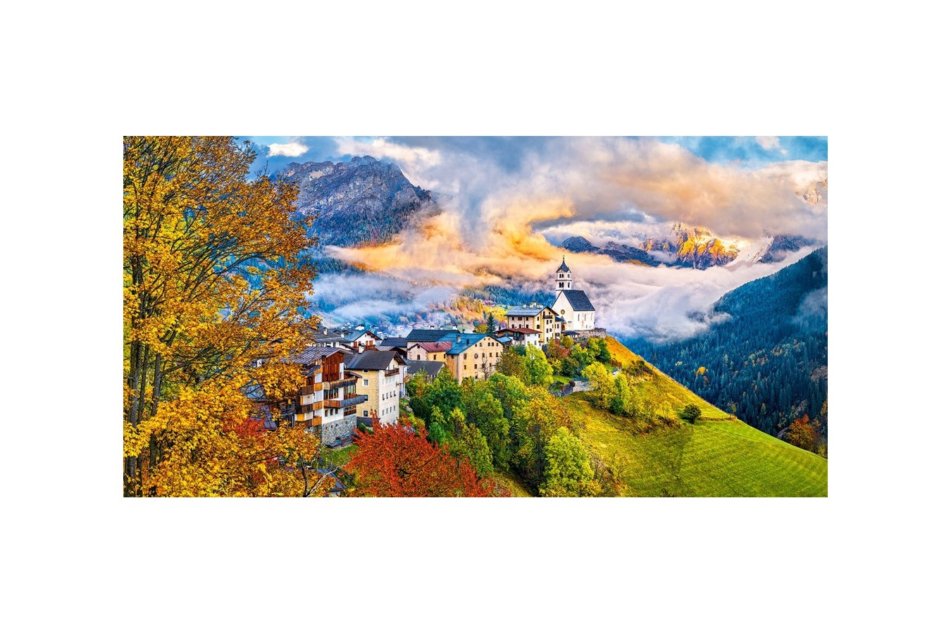 Puzzle Castorland - Colle Santa Lucia Italy, 4000 piese