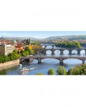 Puzzle Castorland - Vltava Bridges in Prague, 4000 piese