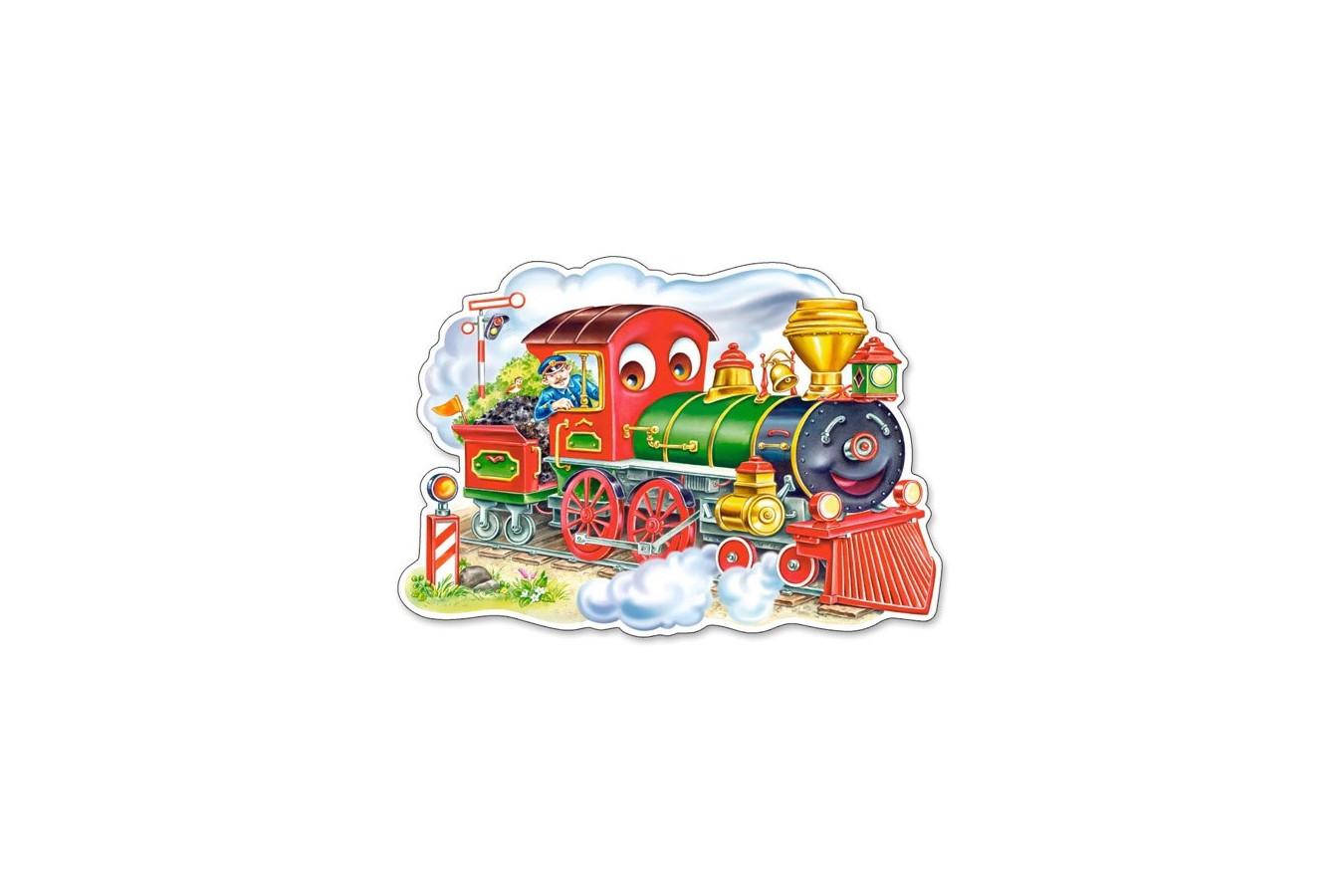 Puzzle Castorland Maxi - Huff And Puff, 12 Piese