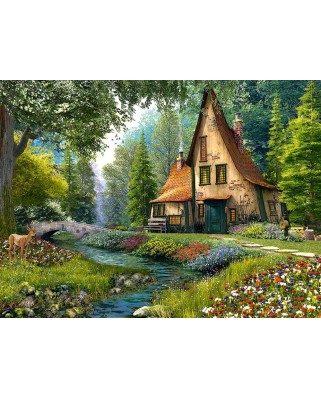 Puzzle Castorland - Toadstool Cottage, 2000 Piese
