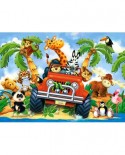 Puzzle Castorland - Softies on Safari, 40 piese MAXI